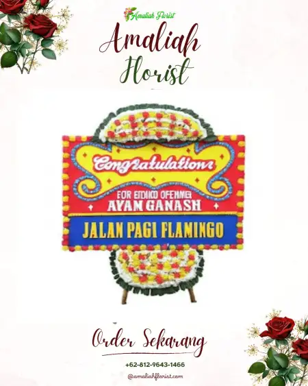 Sewa Papan Bunga Atap